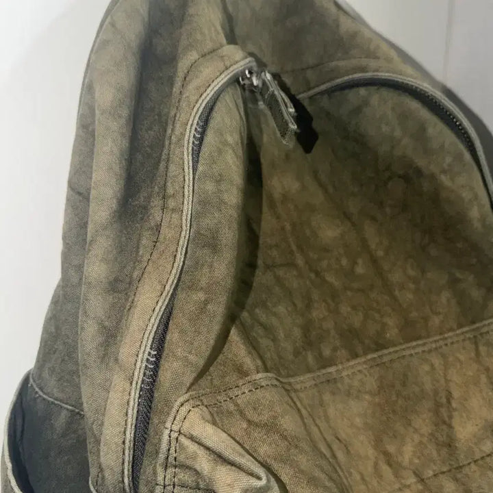 [BUNJANG] Stüssy Washed Black Canvas Backpack / 스투시 캔버스 백팩 워시드 블랙