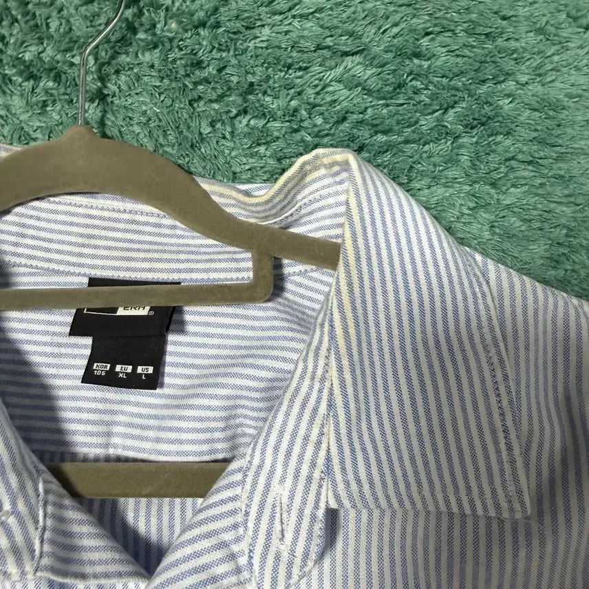 [BUNJANG] Thisisneverthat NY Stripe Short Sleeve Shirt XL / thisisneverthat NY 스트라이프 반팔 셔츠 XL