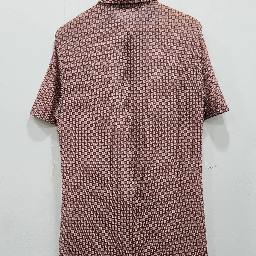 [BUNJANG] Daks Functional Pattern Short-Sleeve Polo T-Shirt / [100] 닥스 기능성 패턴 반팔티 폴로티