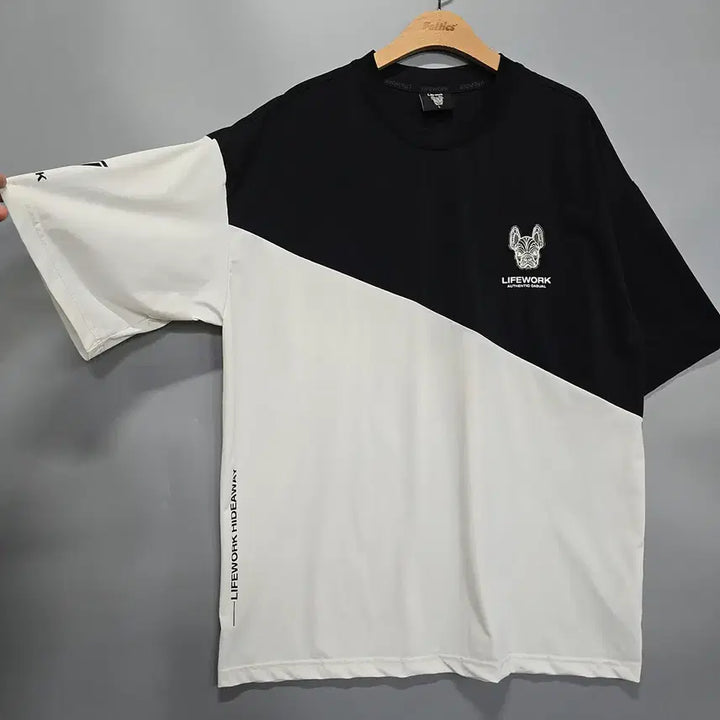 [BUNJANG] LIFEWORK Graphic Oversized T-Shirt / 라이프워크 LIFEWORK 그래픽 오버핏 반팔 티셔츠 L
