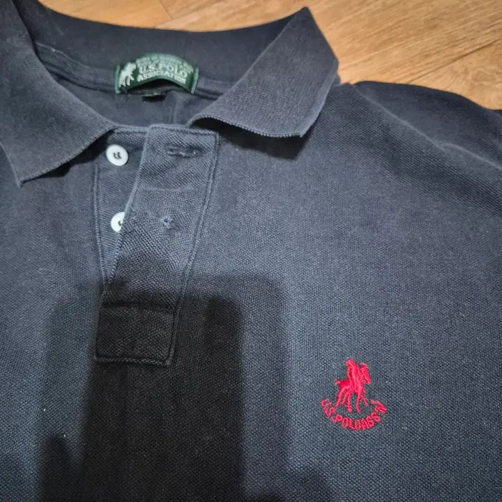 [BUNJANG] U.S. POLO ASSN. Long Sleeve Polo Shirt / [정품] U.S. POLO ASSN. 긴팔 카라 티셔츠 (사이즈 105)