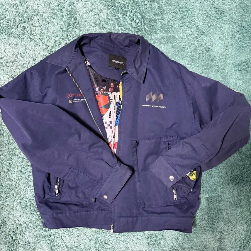 [BUNJANG] YESEYESEE Navy Jacket L / 예스아이씨 네이비 자켓 L