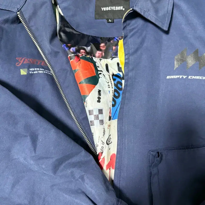 [BUNJANG] YESEYESEE Navy Jacket L / 예스아이씨 네이비 자켓 L