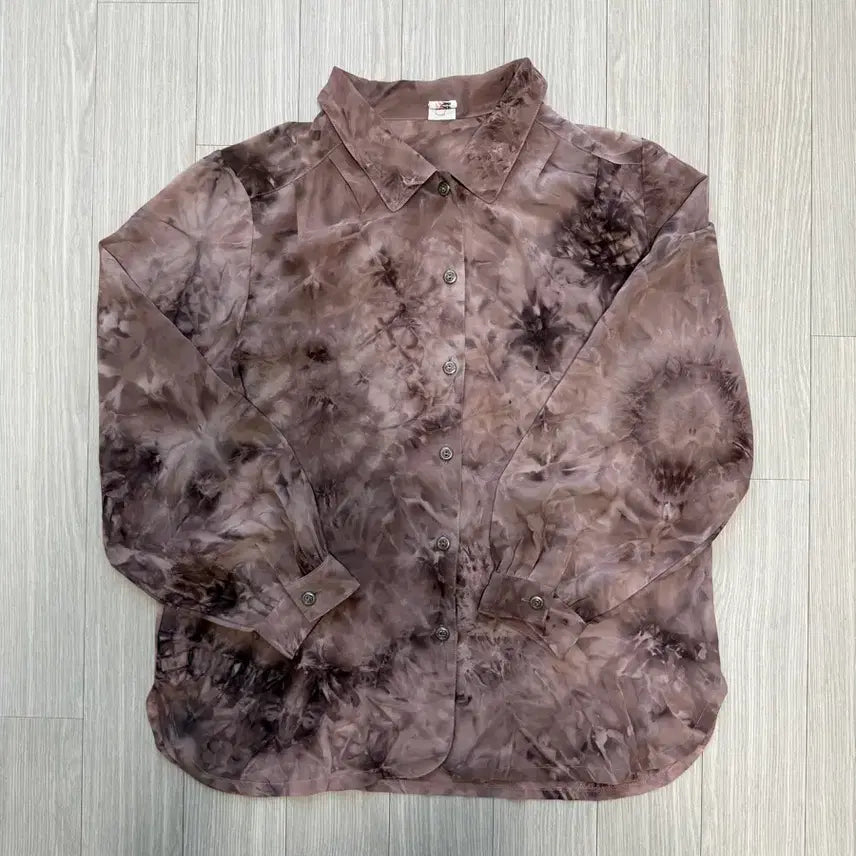 [BUNJANG] Tie-Dye Oriental Fairy Blouse / 타이다이 오리엔탈 페어리 셔츠 블라우스