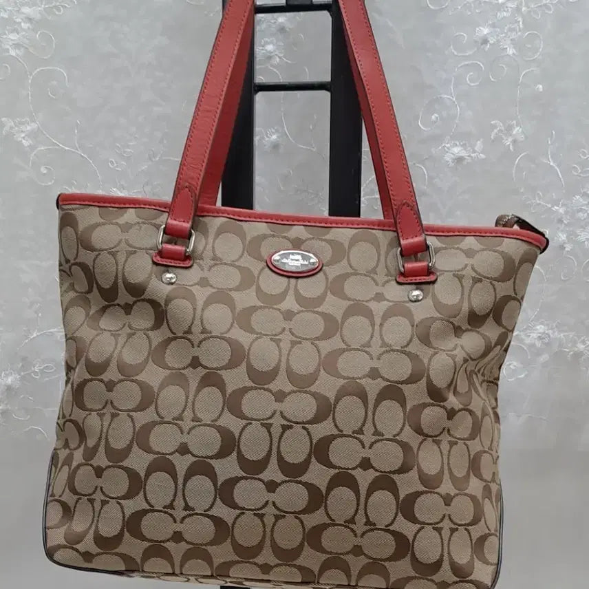 [BUNJANG] Coach Orange Handle Shoulder Bag / 코치 숄더백