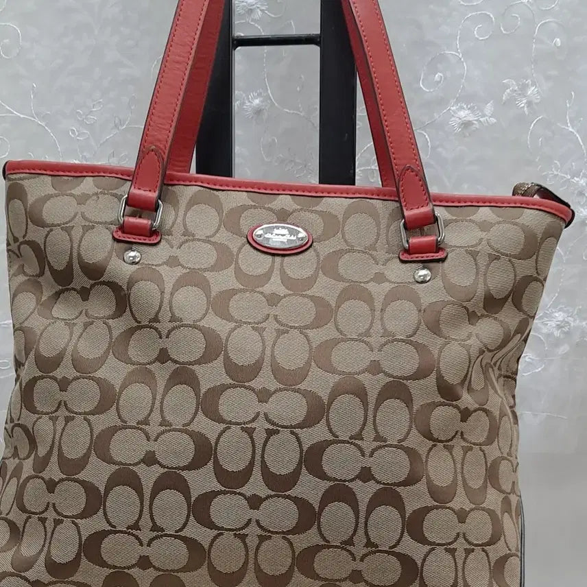 [BUNJANG] Coach Orange Handle Shoulder Bag / 코치 숄더백