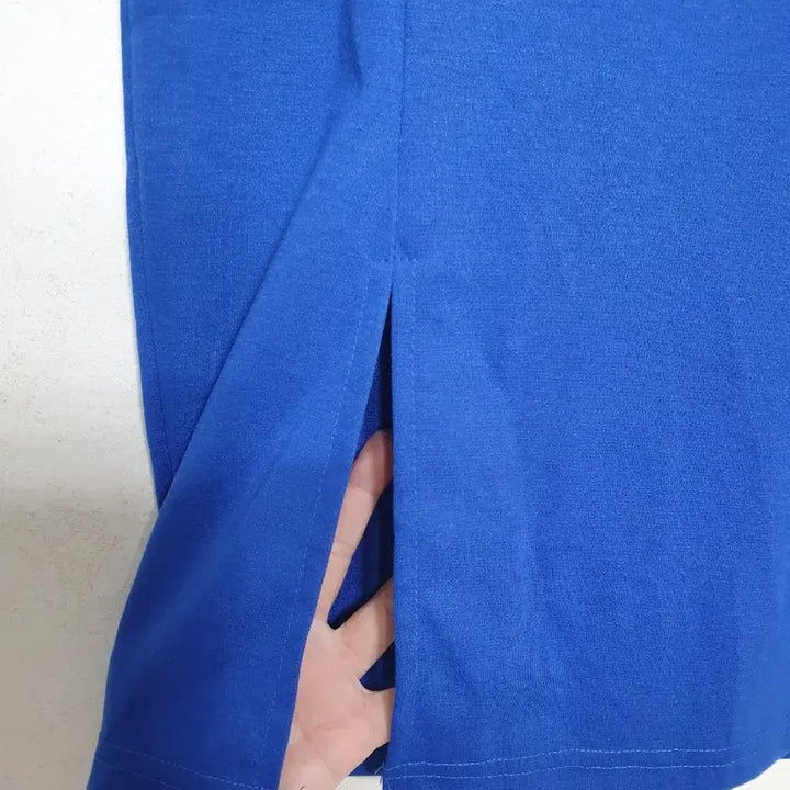 [BUNJANG] Korean Style High-Waisted Slit Skirt / 국산 밴딩 앞트임 스커트 55 S