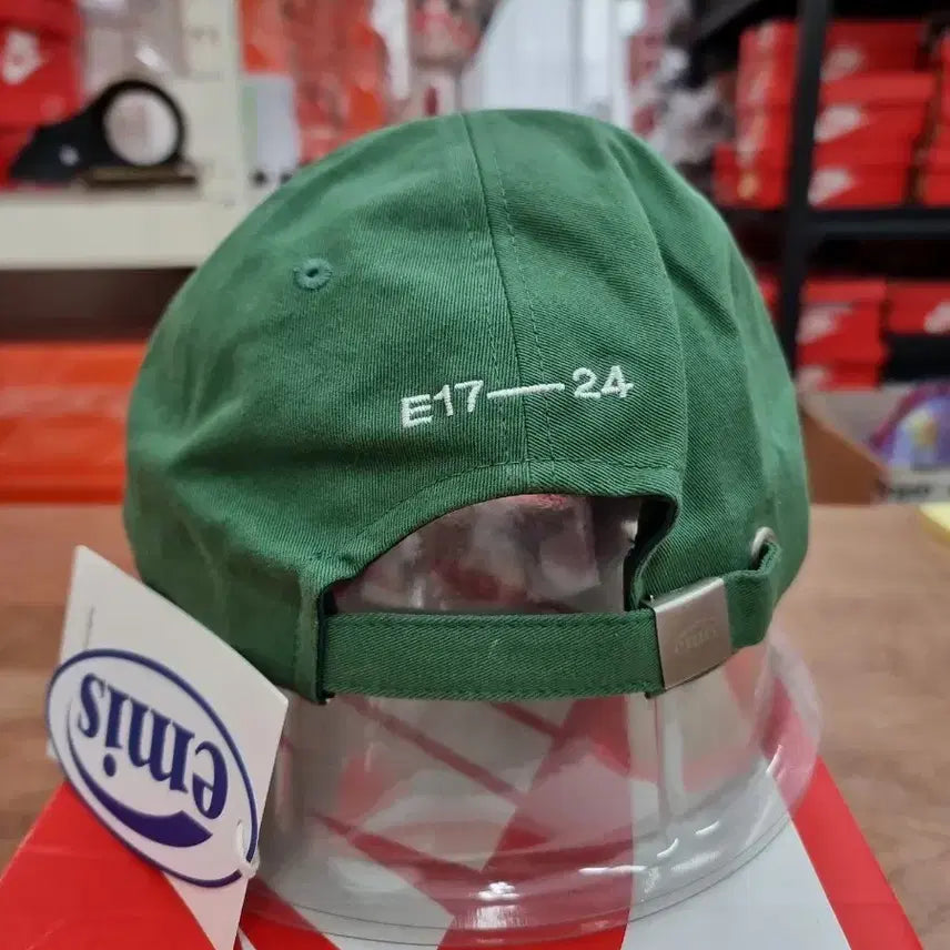 [BUNJANG] EMIS Appliqué Ball Cap Green / 이미스 아플리케 볼캡 그린 새상품