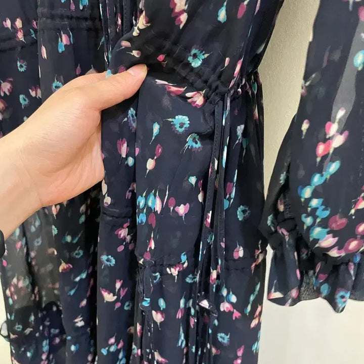 [BUNJANG] Osecon See-through Long Dress / 오즈세컨드 시스루 롱원피스