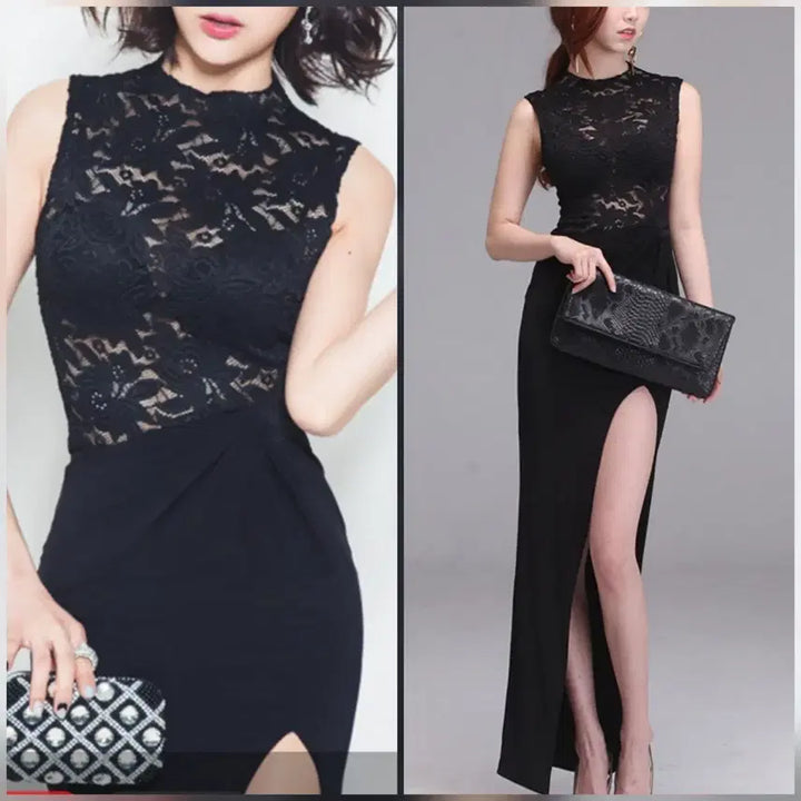 [BUNJANG] Immanuel Lace Long Dress / [55]레이스 드레스 롱원피스 홀복