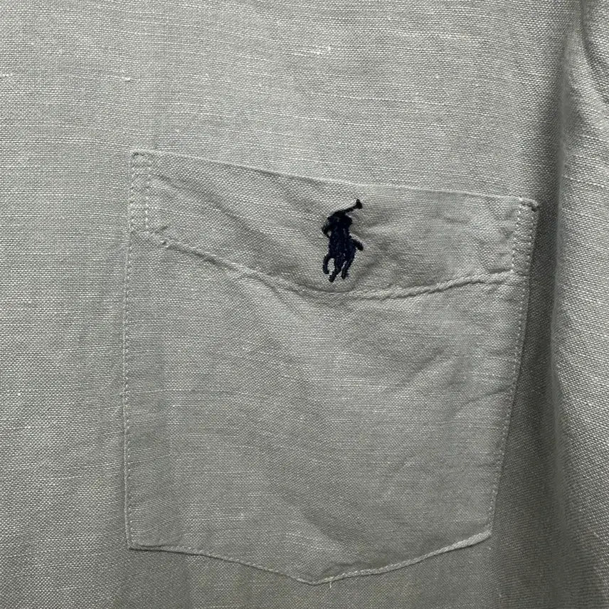 [BUNJANG] Polo Ralph Lauren Oxford Shirt Grey XXL / no.144 폴로 랄프로렌 옥스포드셔츠 그레이 xxl