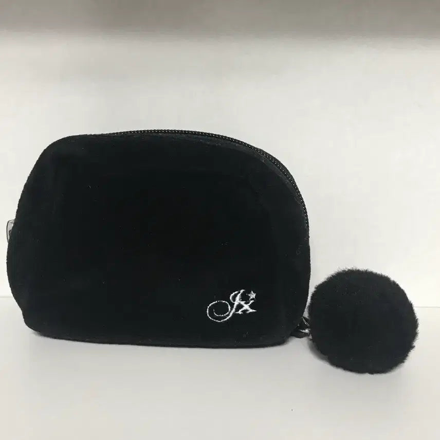 [BUNJANG] J.Choi JX Giftshop Velour Pouch Black / 지초이 JX 지프트샵 벨루어 지갑 파우치 블랙