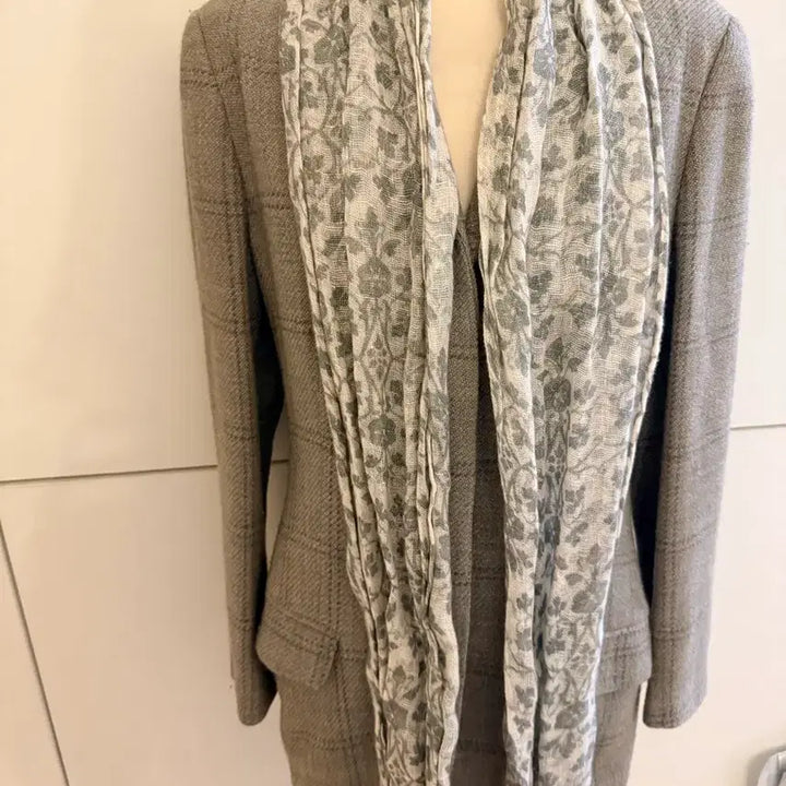 [BUNJANG] 100% Linen Scarf Bundle (Jacket Excluded) / 스카프 린넨100% 두장 일괄(자켓제외)