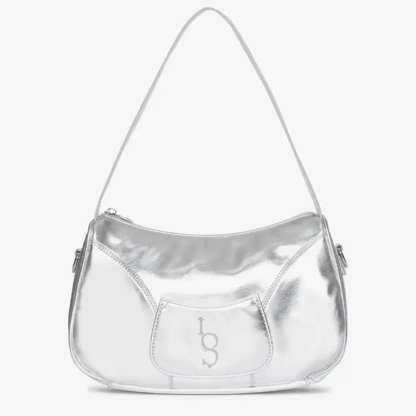 [BUNJANG] Illigo Signature Bag Silver / 일리고 시그니처 백 실버