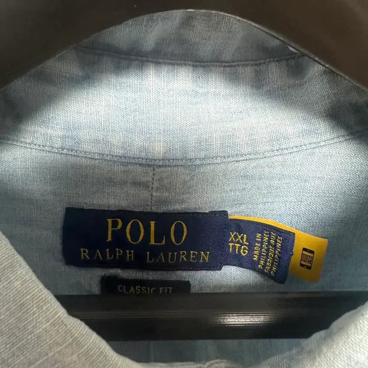 [BUNJANG] Polo Ralph Lauren Chambray Denim Shirt XXL / no.187 폴로 랄프로렌 삼브레이데님 셔츠 xxl