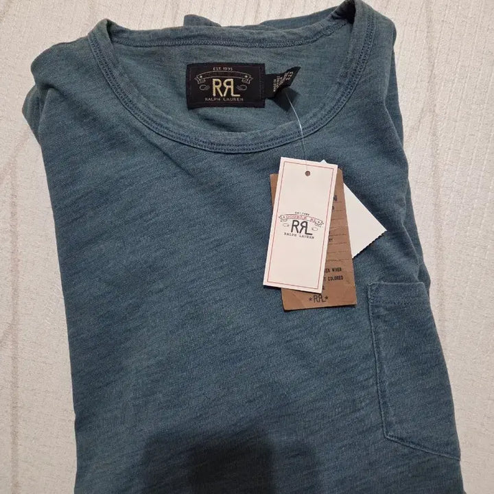 [BUNJANG] RRL Indigo Pocket T-Shirt XL / rrl 인디고 포켓티셔츠 xl 사이즈 새상품 판매