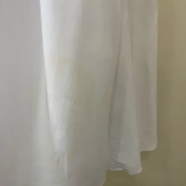 [BUNJANG] COS White Frill Midi Dress / Cos 화이트 프릴 원피스