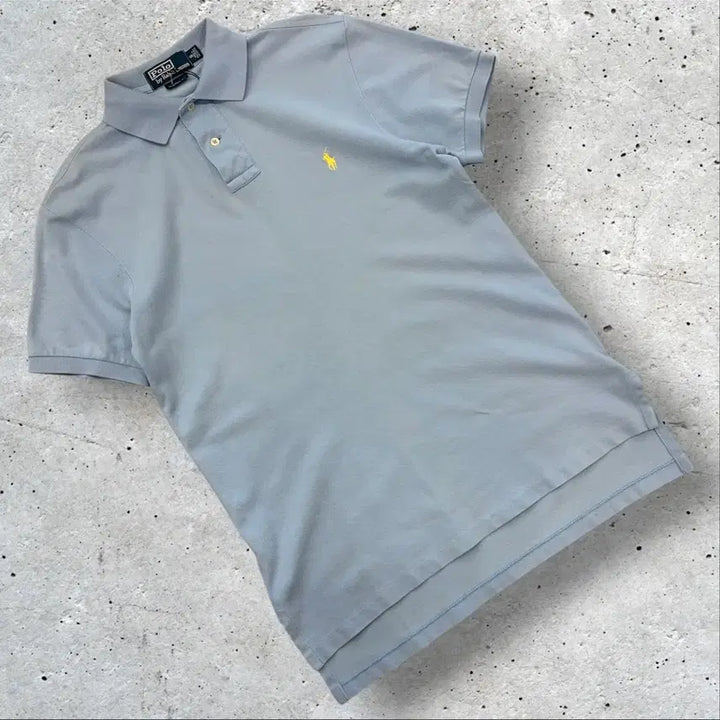 [BUNJANG] Polo Ralph Lauren Custom Fit T-Shirt Sky Blue / [S] 폴로 랄프로렌 커스텀핏 반팔 카라티 하늘색
