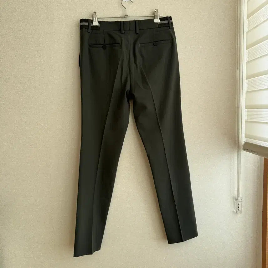 [BUNJANG] Time Homme Wool Slacks Dark Green / 78 타임옴므 울 슬랙스 다크그린