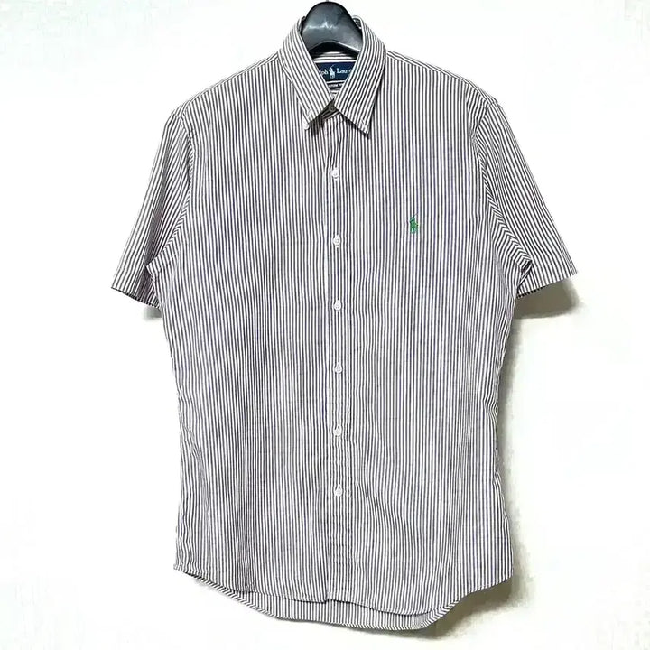 [BUNJANG] Polo Ralph Lauren Striped Short Sleeve Shirt / [S,90]폴로랄프로렌 스트라이프 반팔 셔츠 남방