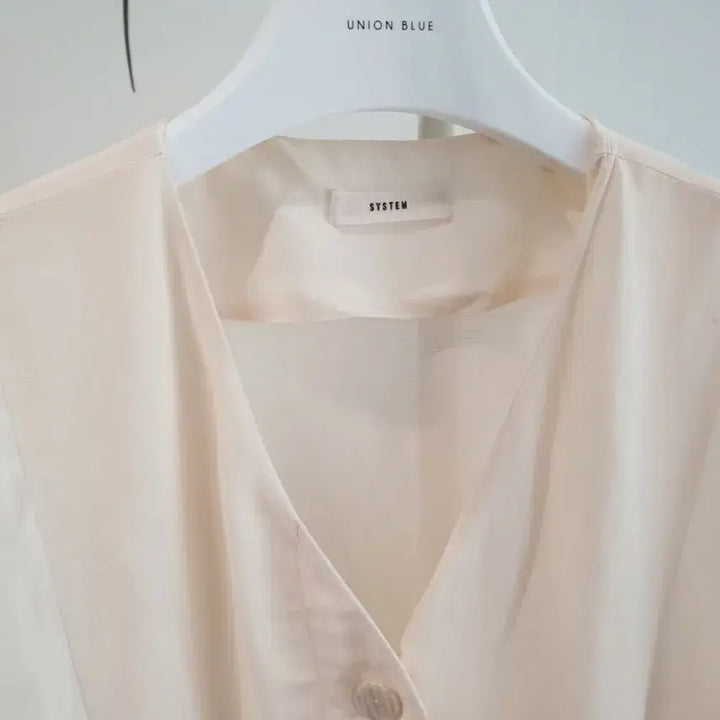 [BUNJANG] System Linen Blend Blouse Top / 한섬 시스템 리넨혼방 상의