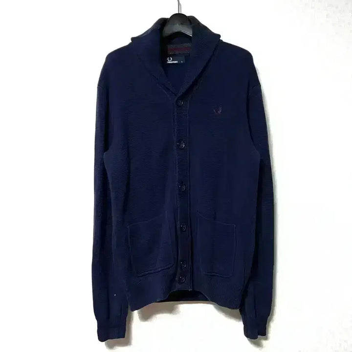 [BUNJANG] Fred Perry Shawl Collar Knit Cardigan Jacket / [S,90]프레드페리 숄카라 니트 가디건 자켓