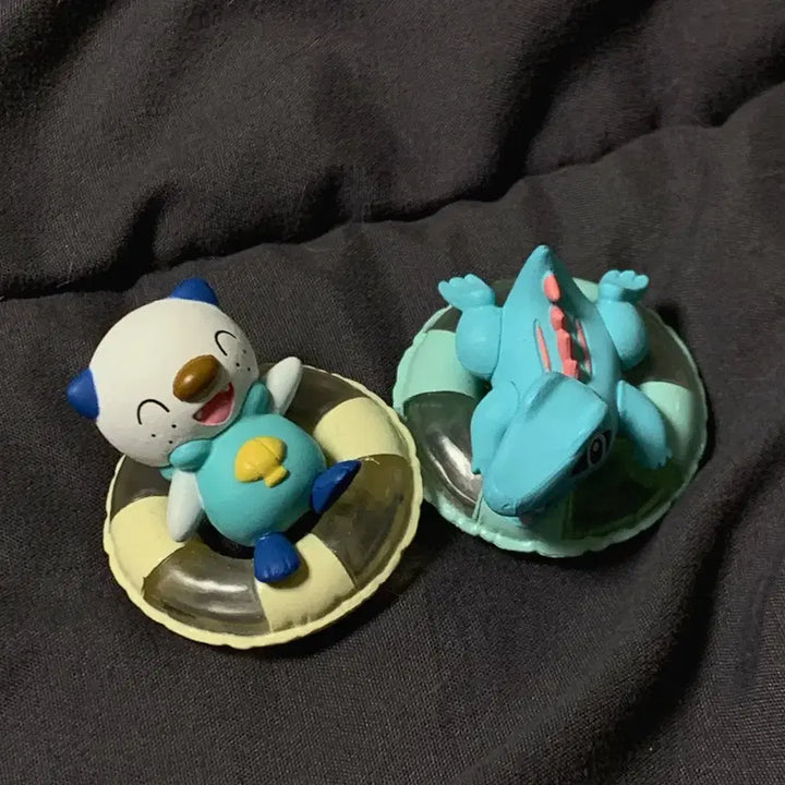 [BUNJANG] Pokemon Totodile Sunshine Beach Tube Figure Gacha Set / 일본 포켓몬 리아코 수댕이 반짝반짝 선샤인 비치 튜브 피규어 가챠 세트