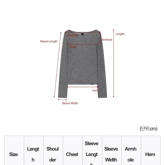 [BUNJANG] trimmingbird Essential Pintuck Long-Sleeve T-Shirt (Melange Gray) / 트리밍버드 Essential Pintuck Long-Sleeve 티셔츠
