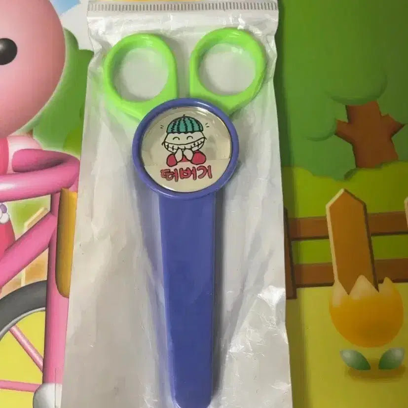 [BUNJANG] Kkoma Ttole Barunson Tteobugi Character Scissors (Sealed) / 꼬마또래 바른손 떠버기 가위