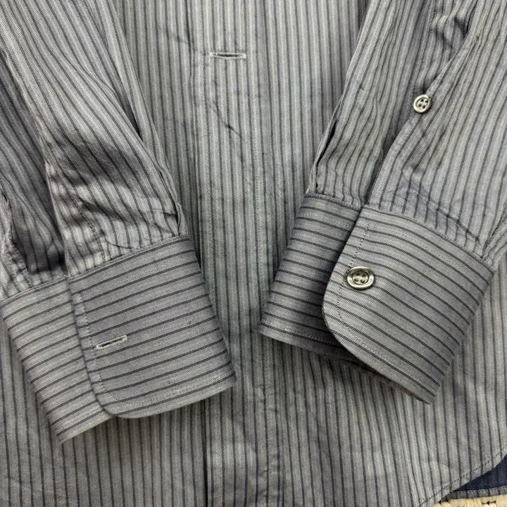 [BUNJANG] Imperial Armani Striped Dress Shirt L / 임페리얼 알마니 셔츠