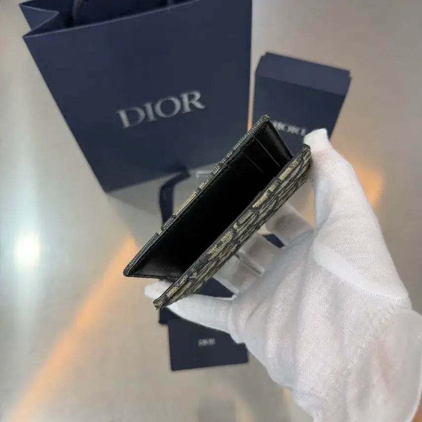 [BUNJANG] Dior Oblique Jacquard Organizer Card Holder / [리오브] 디올 오블리크 자카드 오거나이저 카드지갑