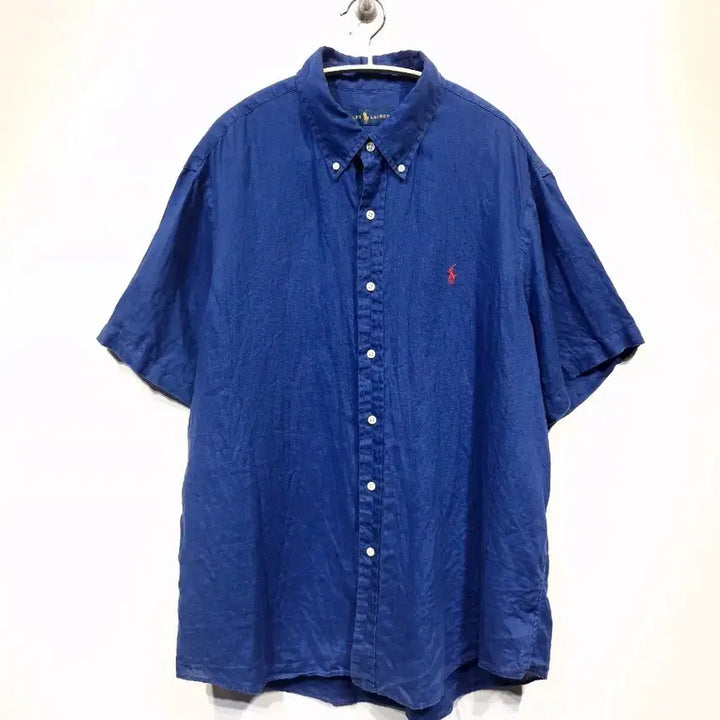 [BUNJANG] Polo Ralph Lauren 100% Linen Short Sleeve Shirt / 폴로랄프로렌 린넨100% 반팔 셔츠