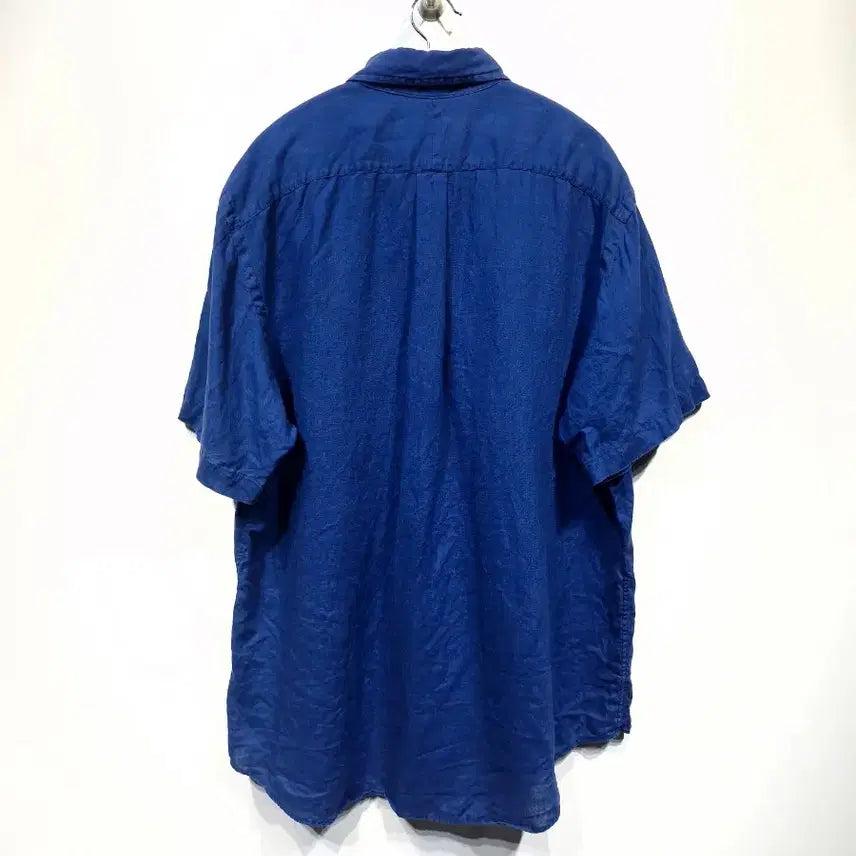 [BUNJANG] Polo Ralph Lauren 100% Linen Short Sleeve Shirt / 폴로랄프로렌 린넨100% 반팔 셔츠