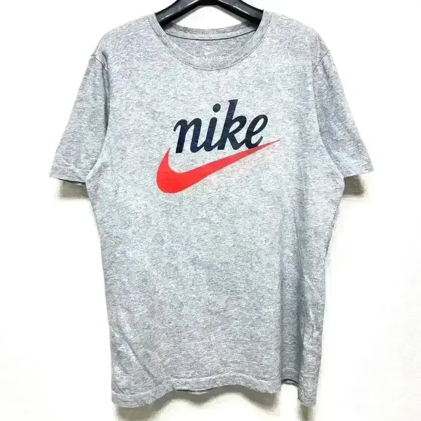 [BUNJANG] Nike Big Logo T-Shirt Grey / [M,95]나이키 빅로고 반팔티 그레이