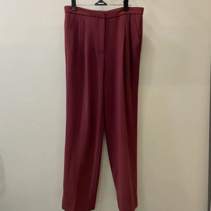 [BUNJANG] Max Mara Burgundy Wool Slacks / 막스마라 버건디 스랙스