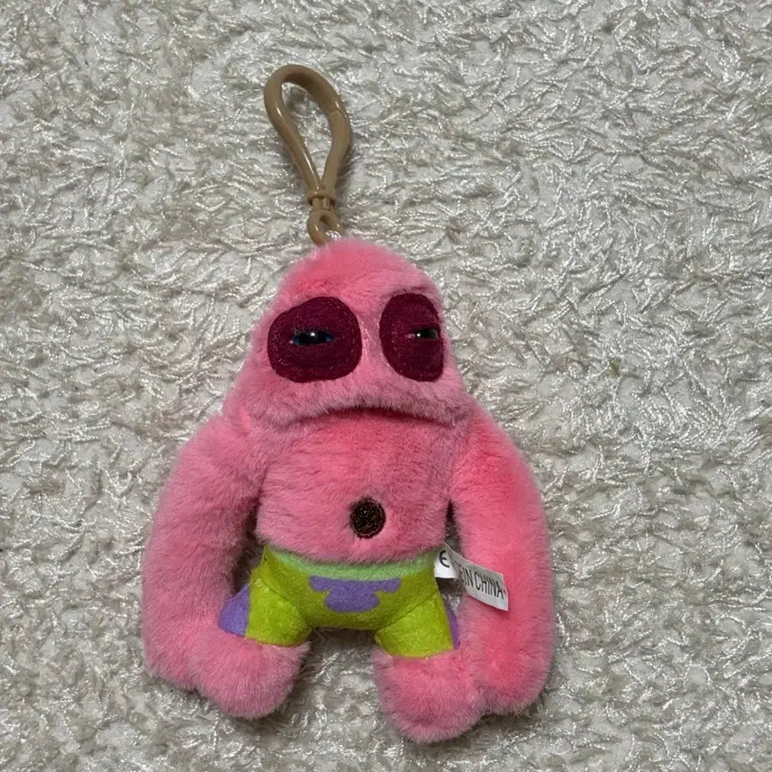 [BUNJANG] P.F. Gler Patrick Star Doll Keychain / 퍼글러 뚱이 인형 키링