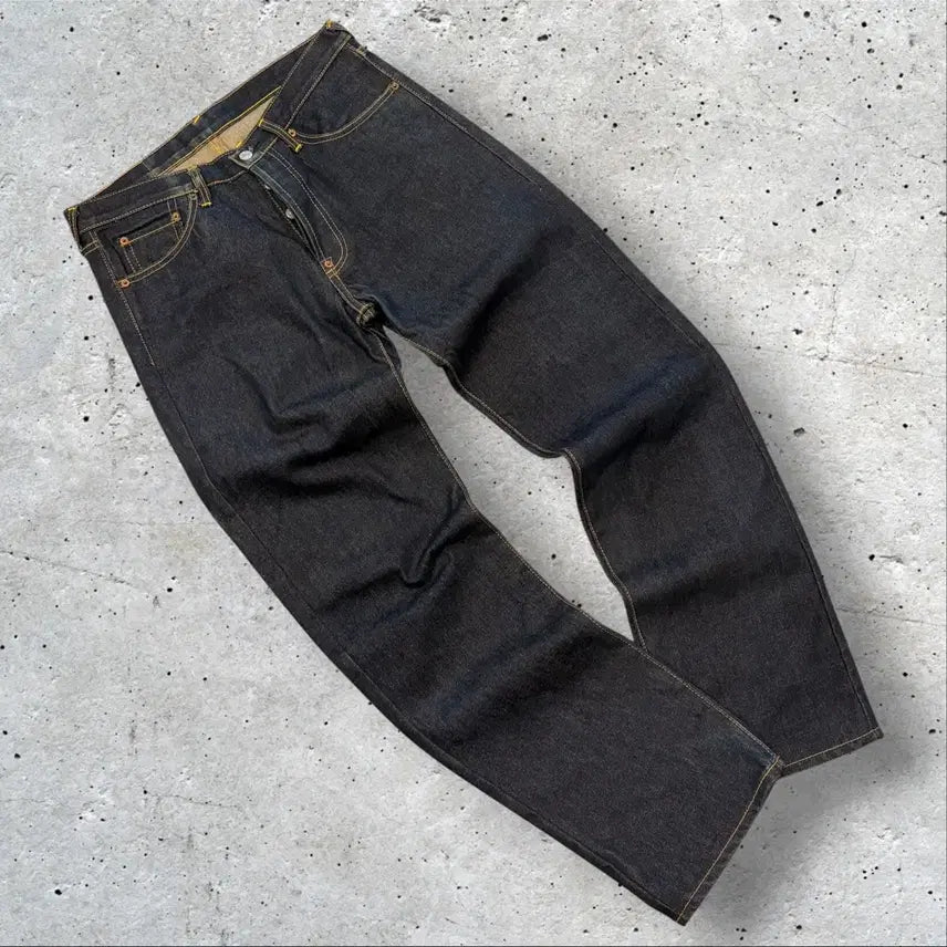 [BUNJANG] EVISU Osaka Embroidered Denim Jeans Pants 34x32 / [34x32] EVISU 에비수 오사카 자수 데님 청바지 팬츠
