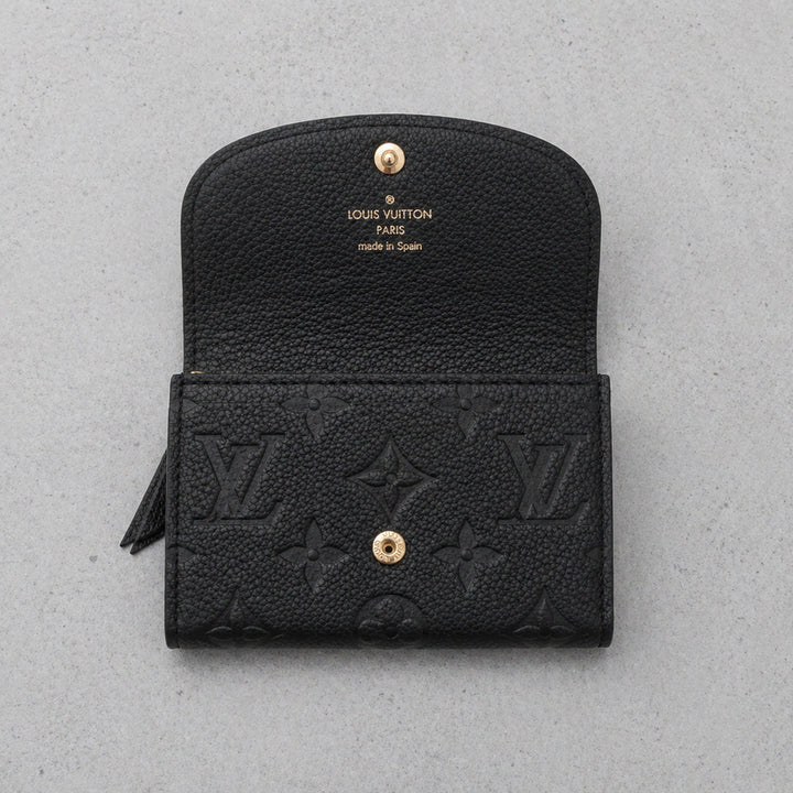 [BUNJANG] Louis Vuitton Rosalie Coin Wallet Monogram Empreinte Black / 루이비통 로잘리 지갑 코인지갑 코인 퍼스 앙프렝뜨 블랙