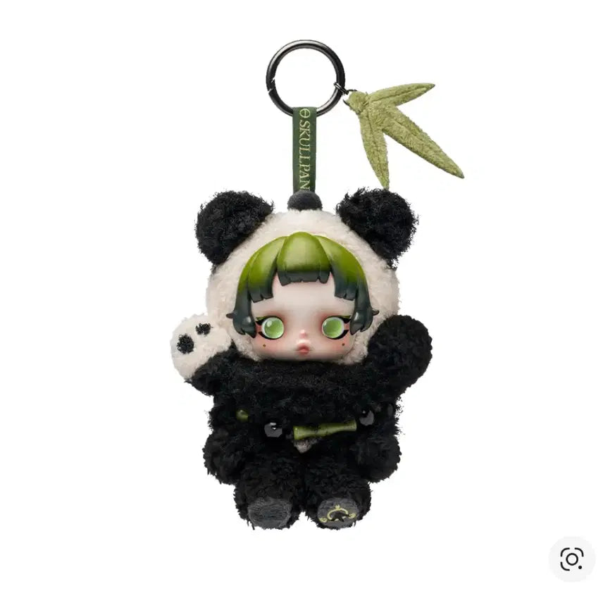 [BUNJANG] Pop Mart Skullpanda Relaxing Panda Plush Doll Pendant / 팝마트 스컬판다 여유로운 판다 플러시 돌 펜던트 새상품