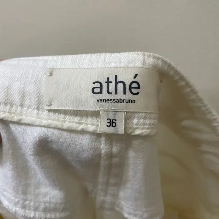 [BUNJANG] ATHE White Linen Cotton Pants / 아떼 화이트 린넨 면바지