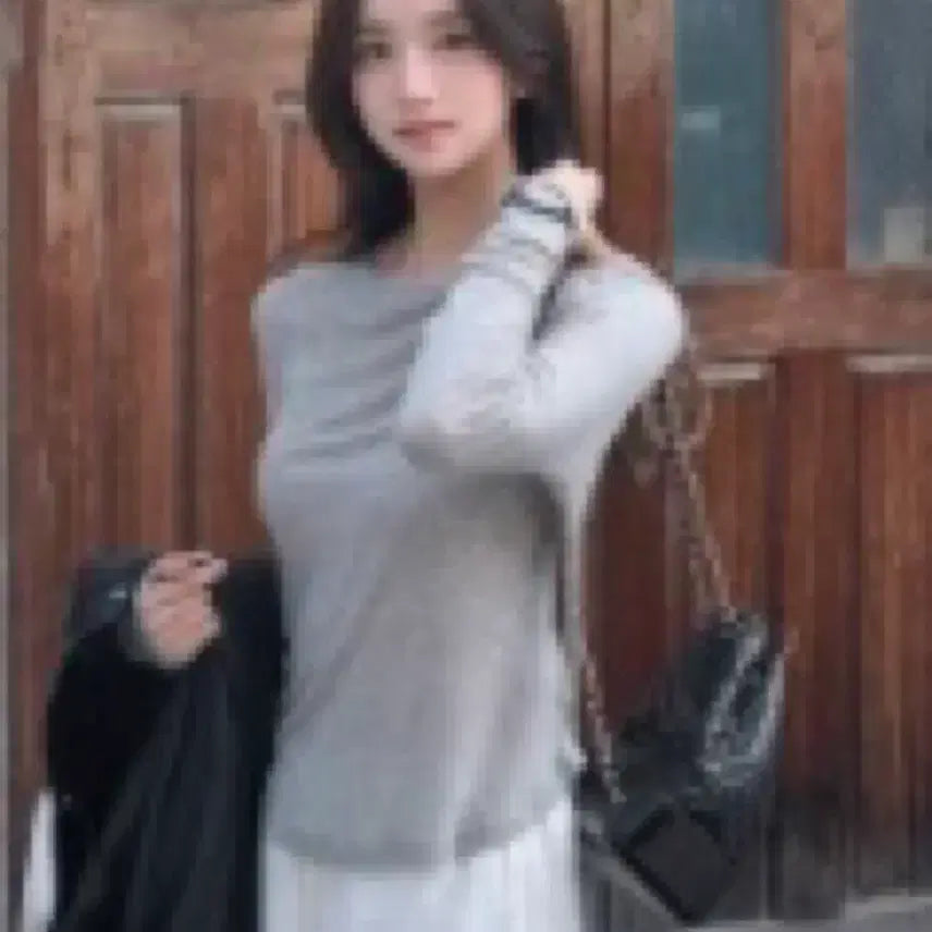[BUNJANG] Milkcocoa Long Sleeve Daily T-shirt / 밀크코코아 긴팔 데일리 티셔츠