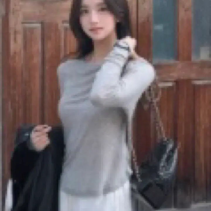 [BUNJANG] Milkcocoa Long Sleeve Daily T-shirt / 밀크코코아 긴팔 데일리 티셔츠