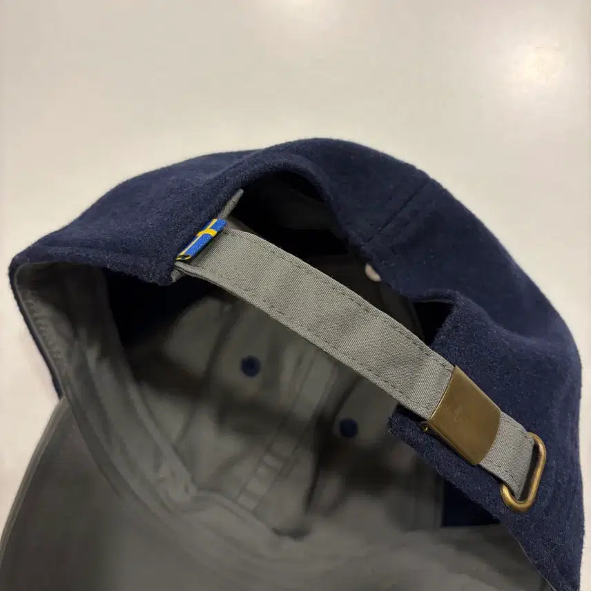 [BUNJANG] Fjällräven Dark Navy Wool Cap Hat / 피엘라벤 다크네이비 볼캡 울 캡 모자