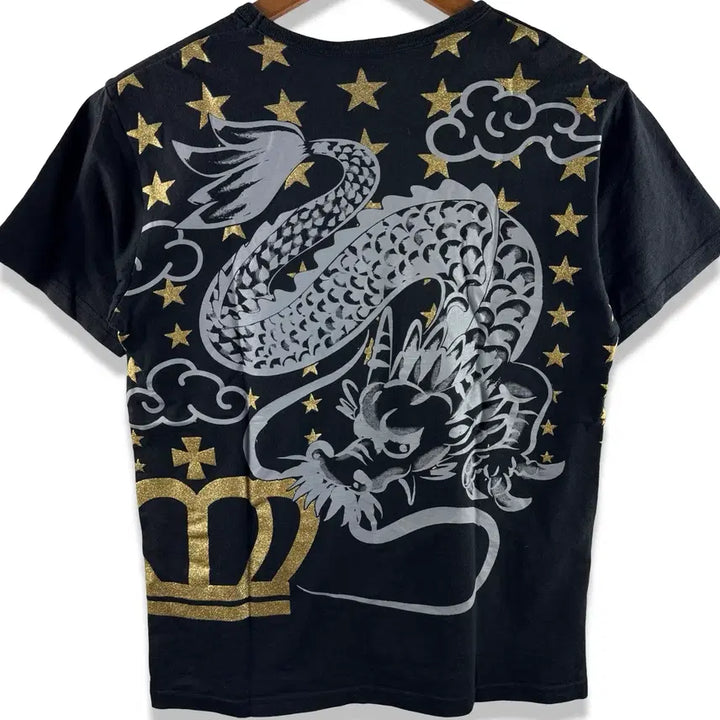 [BUNJANG] Oriental Dragon Samurai Star Print T-Shirt / JPN 베이비돌 오리엔탈 용 사무라이 별프린팅 티셔츠3289