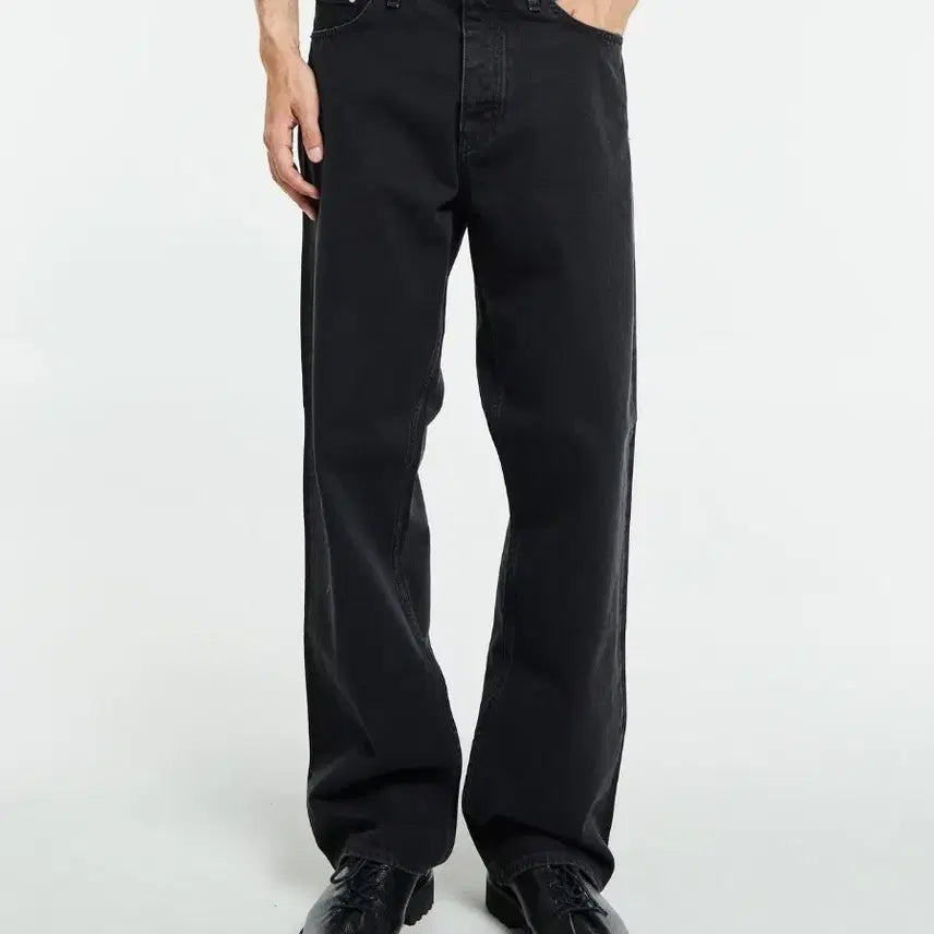 [BUNJANG] Sunflower Loose Denim Washed Black 30/32 / 썬플라워 루즈데님 30/32 워시드블랙