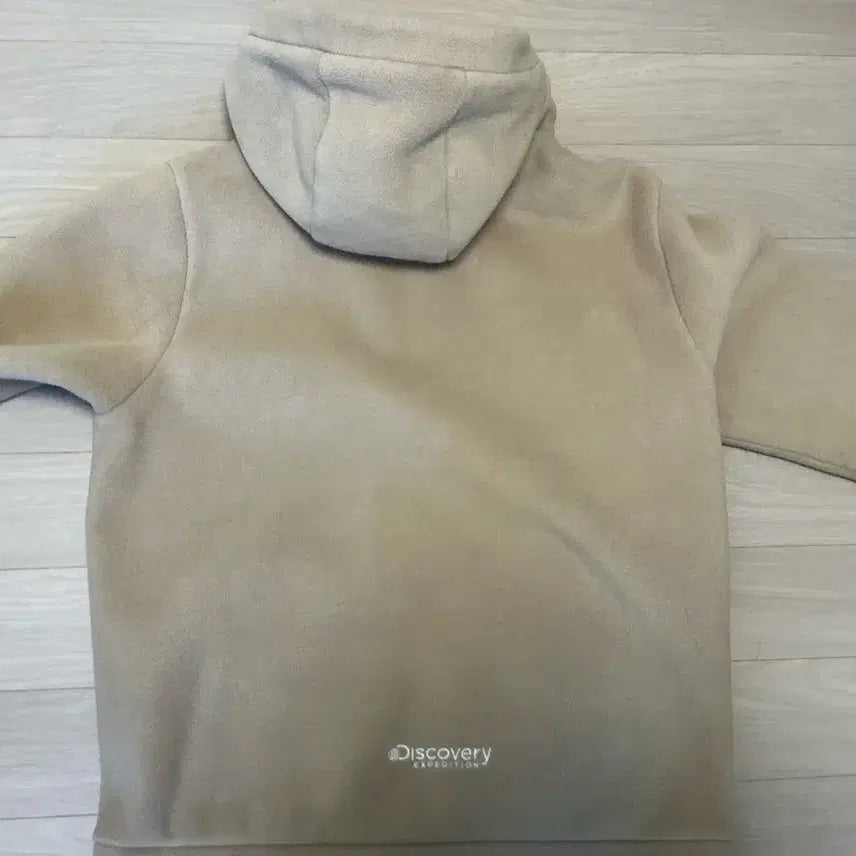 [BUNJANG] Discovery Expedition Fleece Full Zip-Up Ivory / 디스커버리 후리스 집업 아이보리