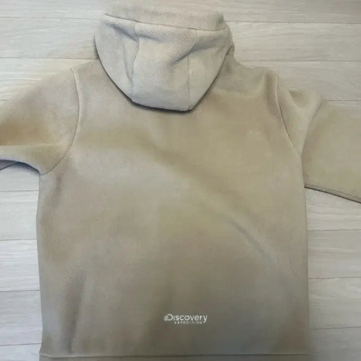 [BUNJANG] Discovery Expedition Fleece Full Zip-Up Ivory / 디스커버리 후리스 집업 아이보리