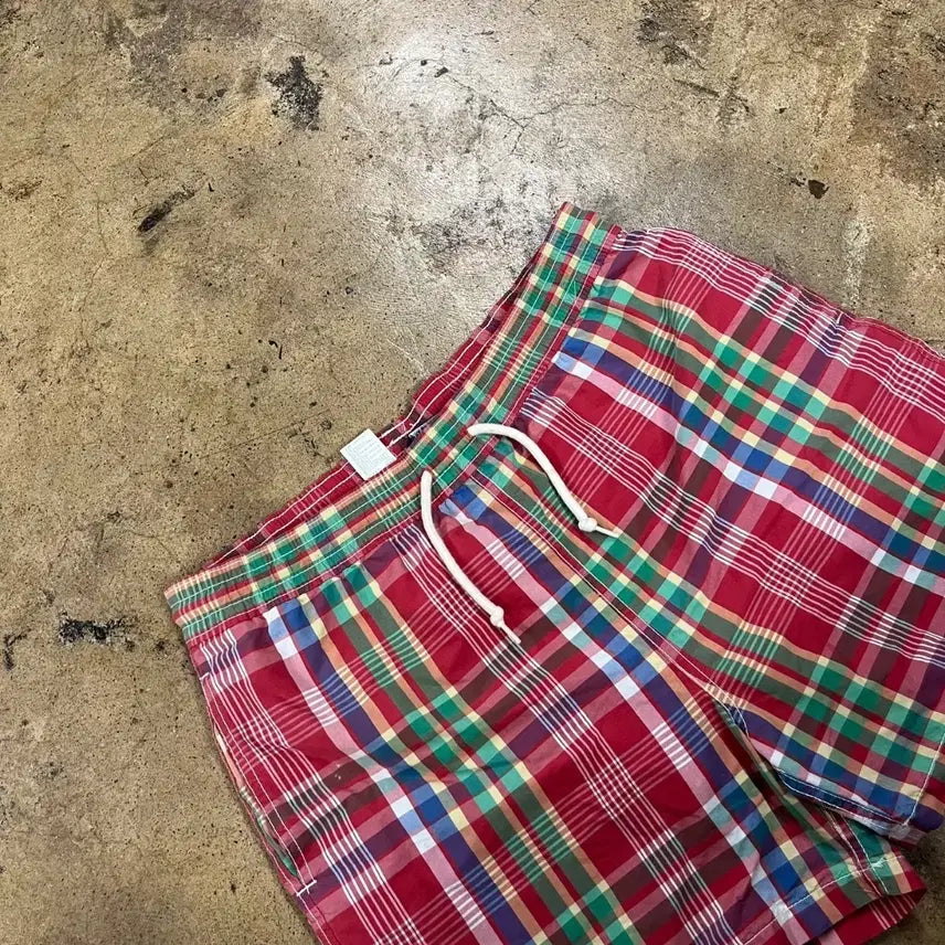 [BUNJANG] Polo Ralph Lauren Red Check Shorts / [정품/L] 폴로 랄프로렌 레드 체크 반바지