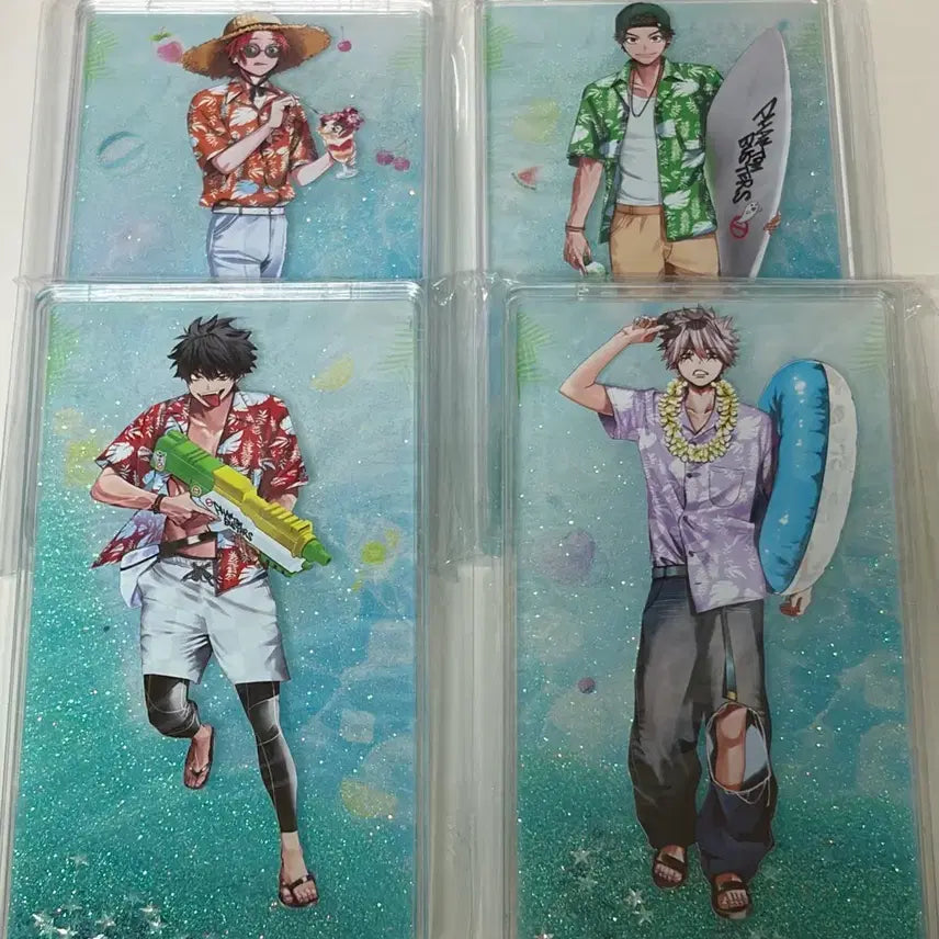 [BUNJANG] Phantom Busters 4 Limited Edition Water Glitter Acrylic Block / 팬텀버스터즈 4 한정판 워터 글리터 아크릴 블록