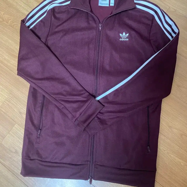 [BUNJANG] Adidas Burgundy Track Jacket XL / 아디다스 져지 버건디 XL